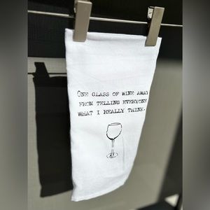 Wine Lover Kitchen Towel